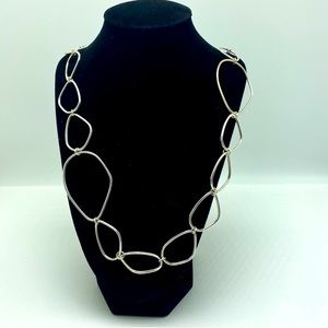 Silver Circle Necklace